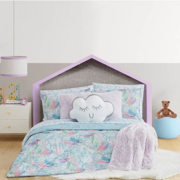 Mason & Molly Mermaid, Full 7pcs Comforter Set - Picture 1 of 4